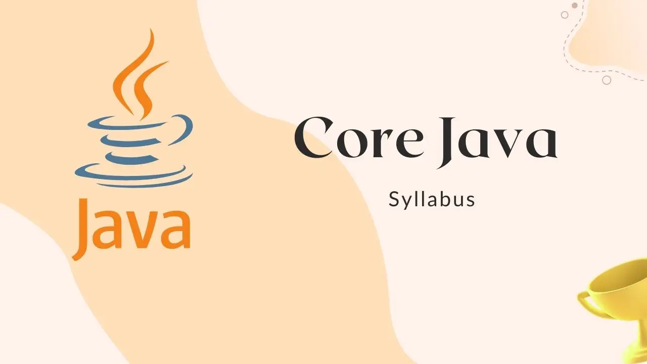Core Java Syllabus